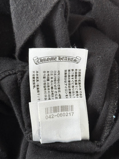 Chrome Hearts Black & Pink Horseshoe Logo T-Shirt
