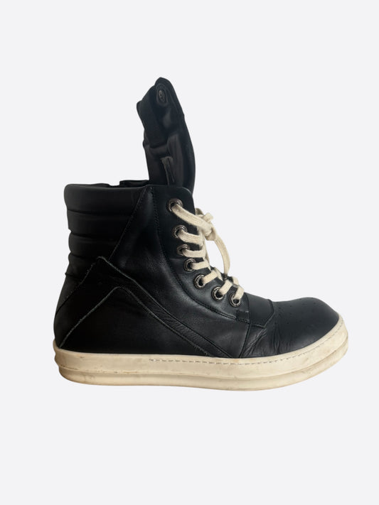 Rick Owens Chrome Hearts Black Cross Geobaskets