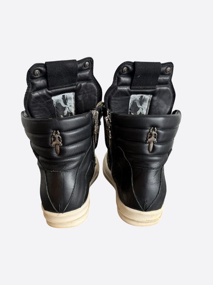 Rick Owens Chrome Hearts Black Cross Geobaskets