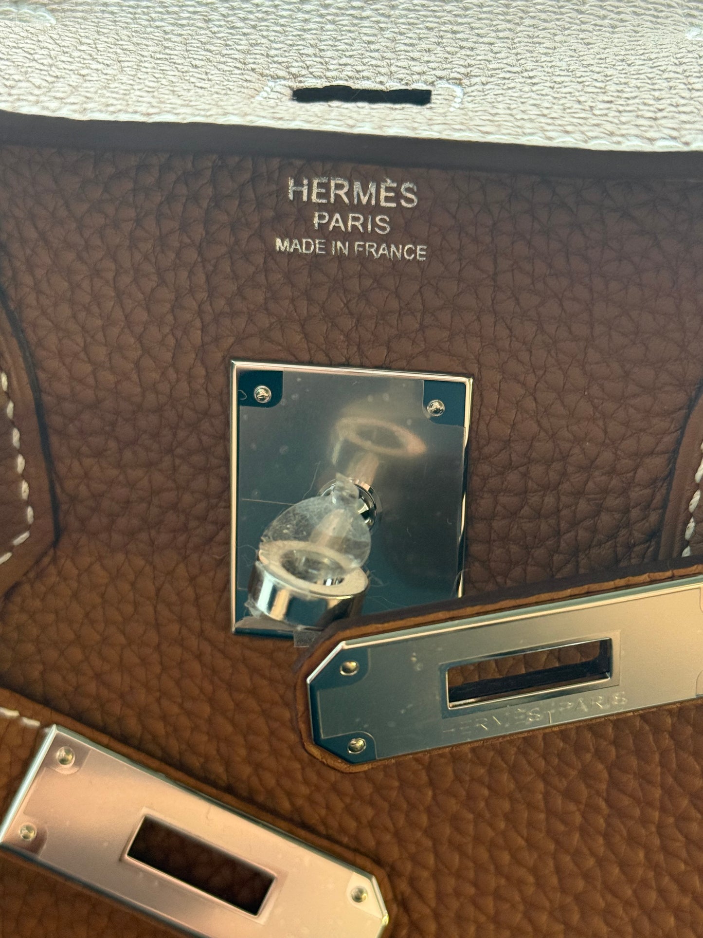 Hermes Gold Togo & Palladium Hardware Birkin 30