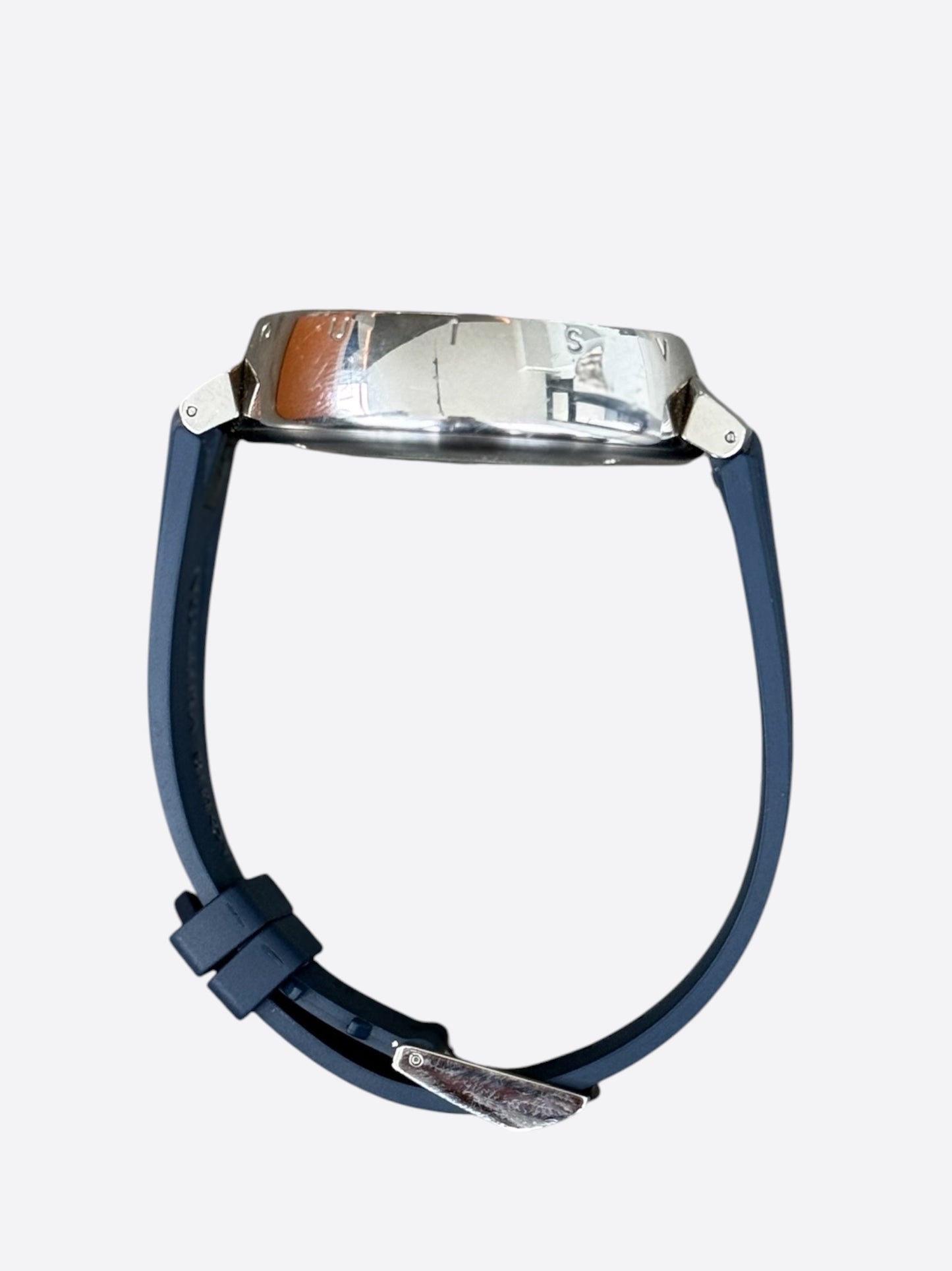 Louis Vuitton Cobalt Damier Tambour Chronograph Watch