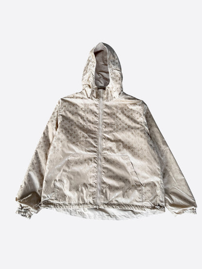 Louis Vuitton Beige Monogram Reversible Windbreaker