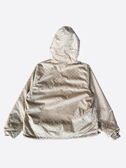 Louis Vuitton Beige Monogram Reversible Windbreaker