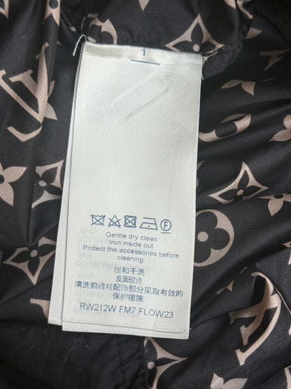 Louis Vuitton Black & Brown Monogram Women's Windbreaker