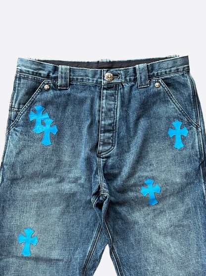 Chrome Hearts Blue Cross Patch 1/1 Carpenter Jeans