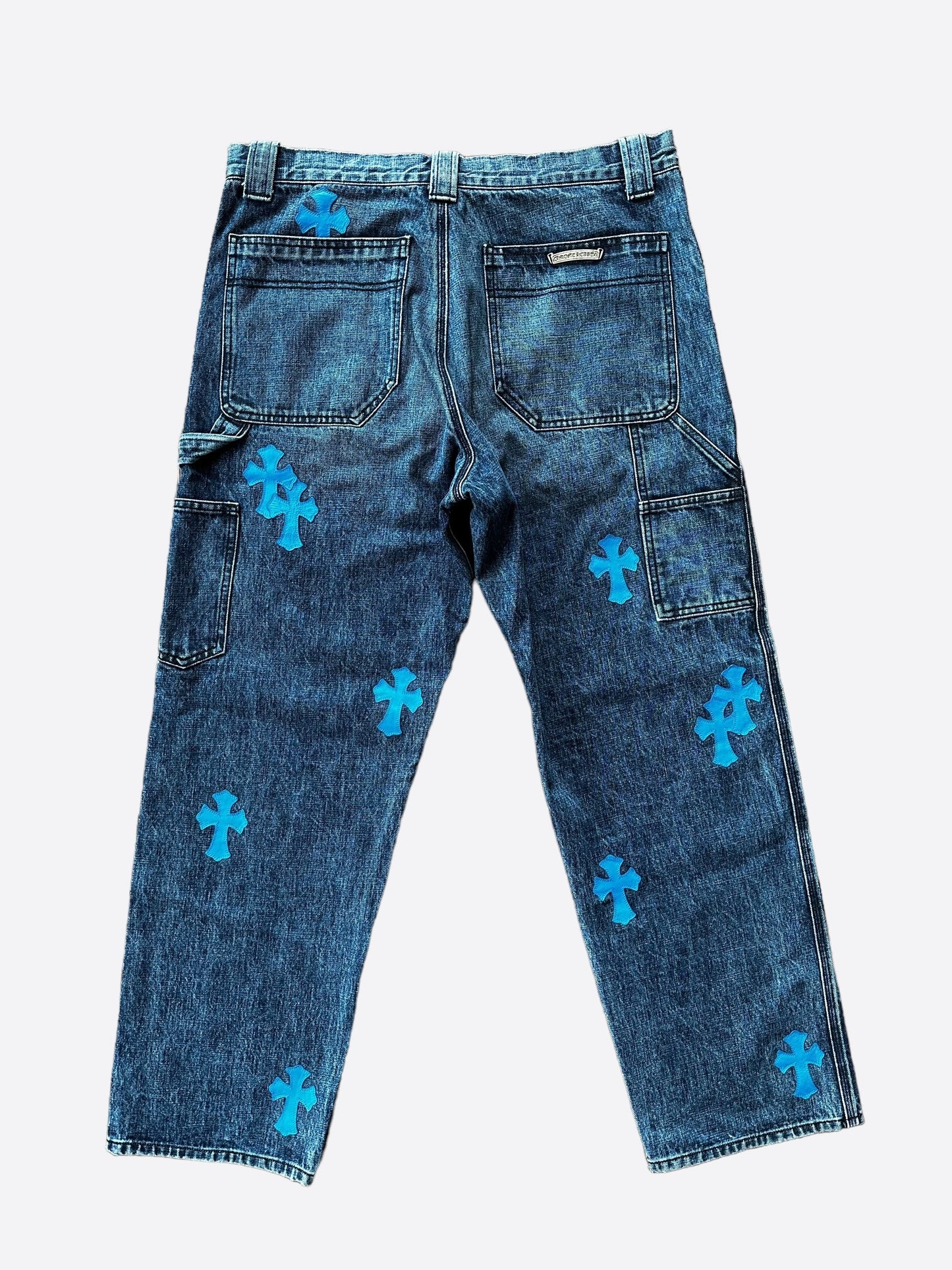Chrome Hearts Blue Cross Patch 1/1 Carpenter Jeans