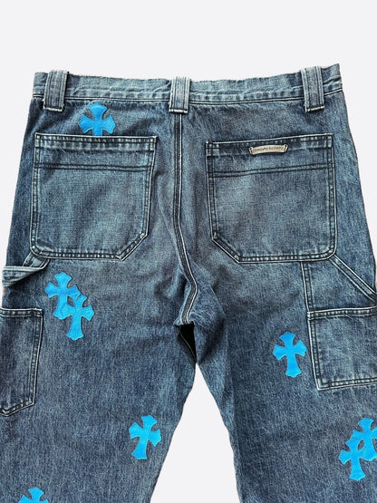 Chrome Hearts Blue Cross Patch 1/1 Carpenter Jeans