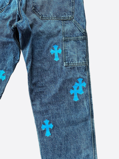 Chrome Hearts Blue Cross Patch 1/1 Carpenter Jeans