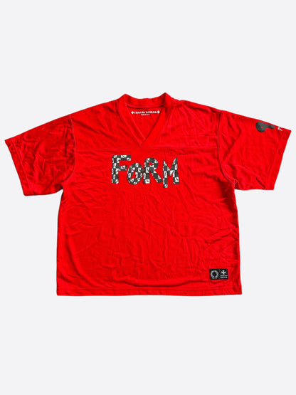 Chrome Hearts Matty Boy Red Form Mesh Jersey T-Shirt