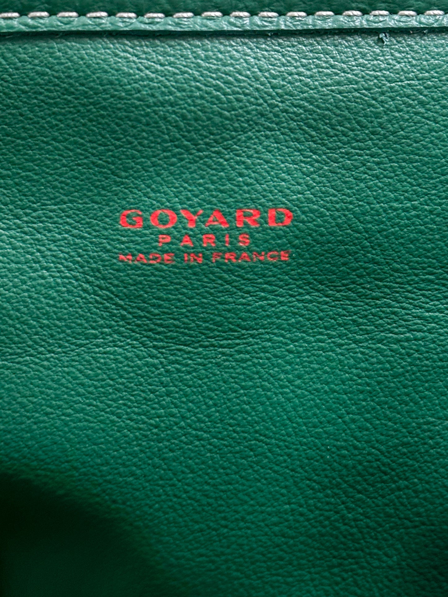 Goyard Green Anjou Tote Bag