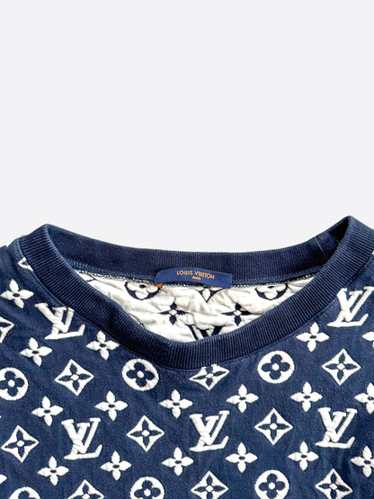 Louis Vuitton Navy & White Monogram Sweater