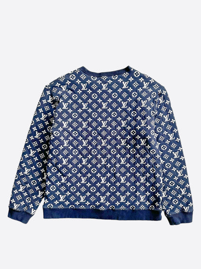 Louis Vuitton Navy & White Monogram Sweater