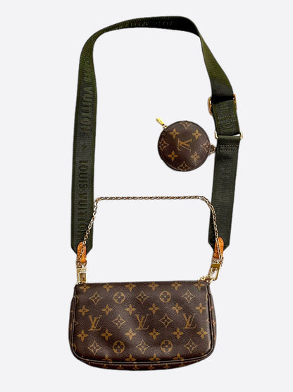 Louis Vuitton Khaki & Brown Monogram Multi Pochette