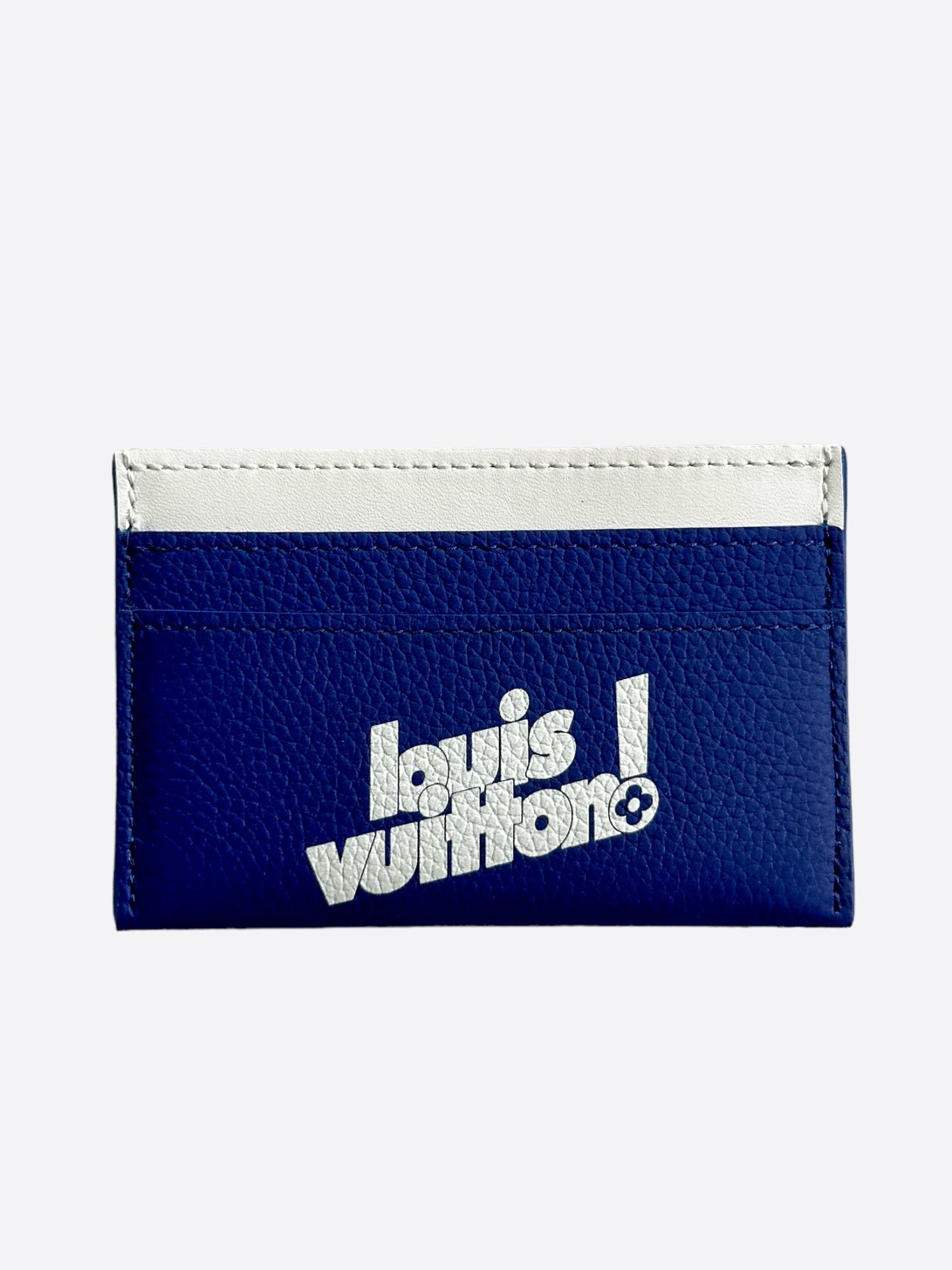 Louis Vuitton Blue & White Everyday Logo Cardholder