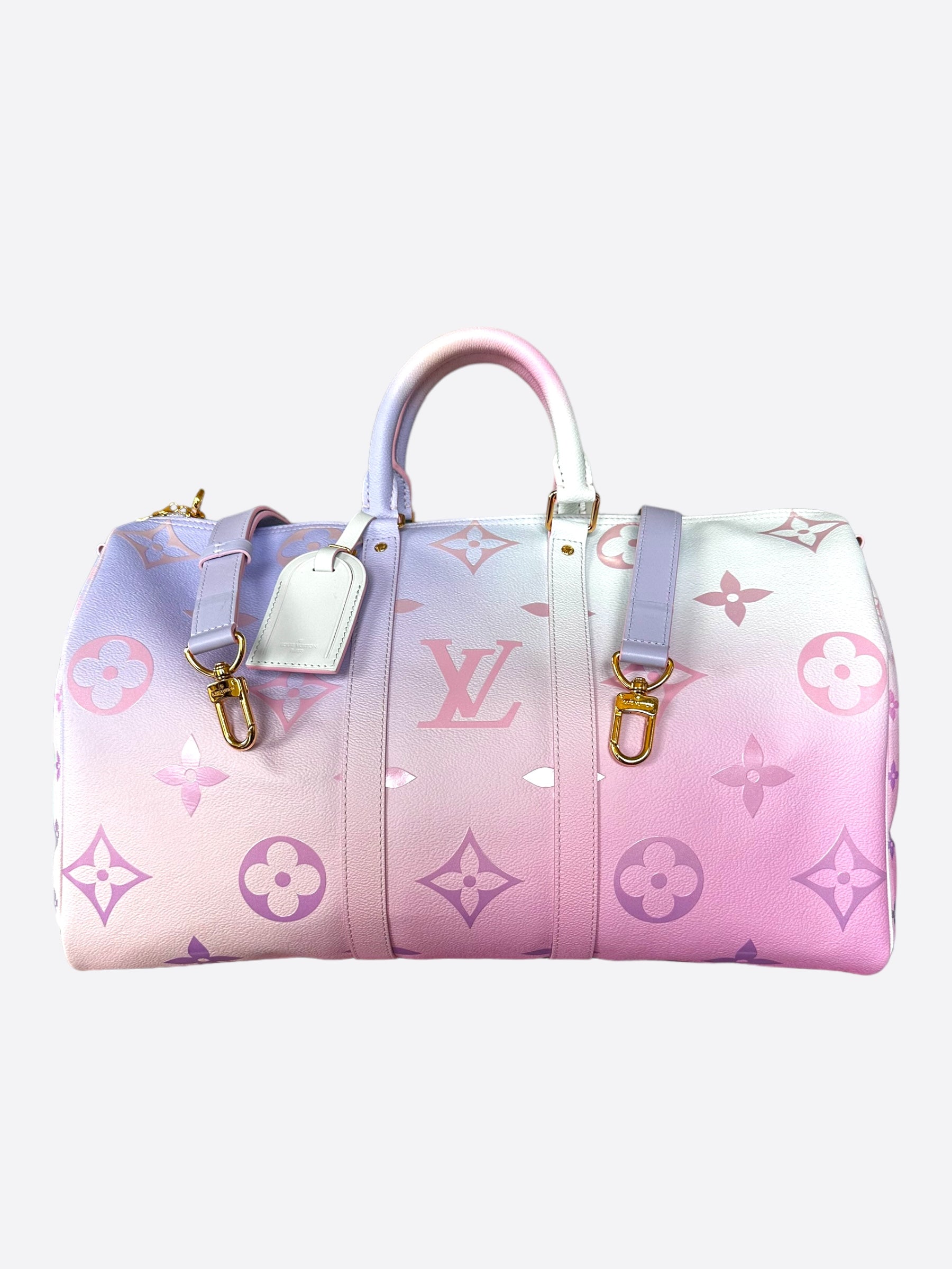 Louis Vuitton Pink Pastel Monogram Keepall 45 – Savonches