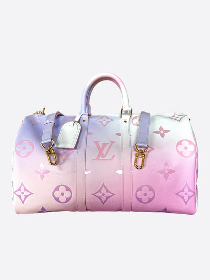 Louis Vuitton Pink Pastel Monogram Keepall 45