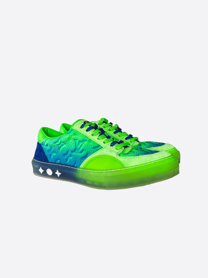 Louis Vuitton Green Illusion Monogram Ollie Sneakers