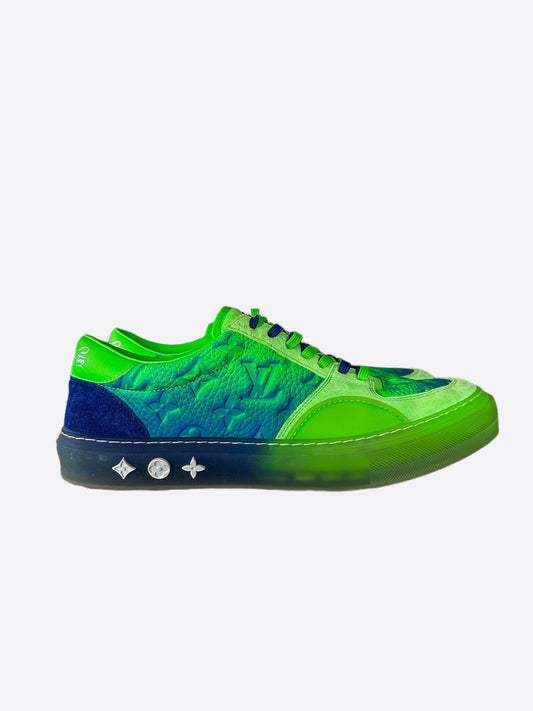 Louis Vuitton Green Illusion Monogram Ollie Sneakers