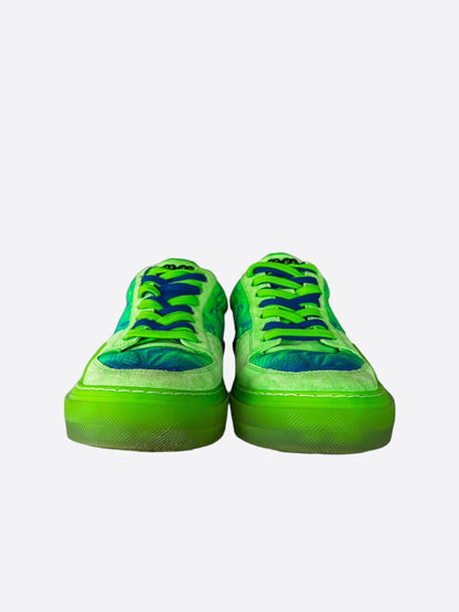 Louis Vuitton Green Illusion Monogram Ollie Sneakers