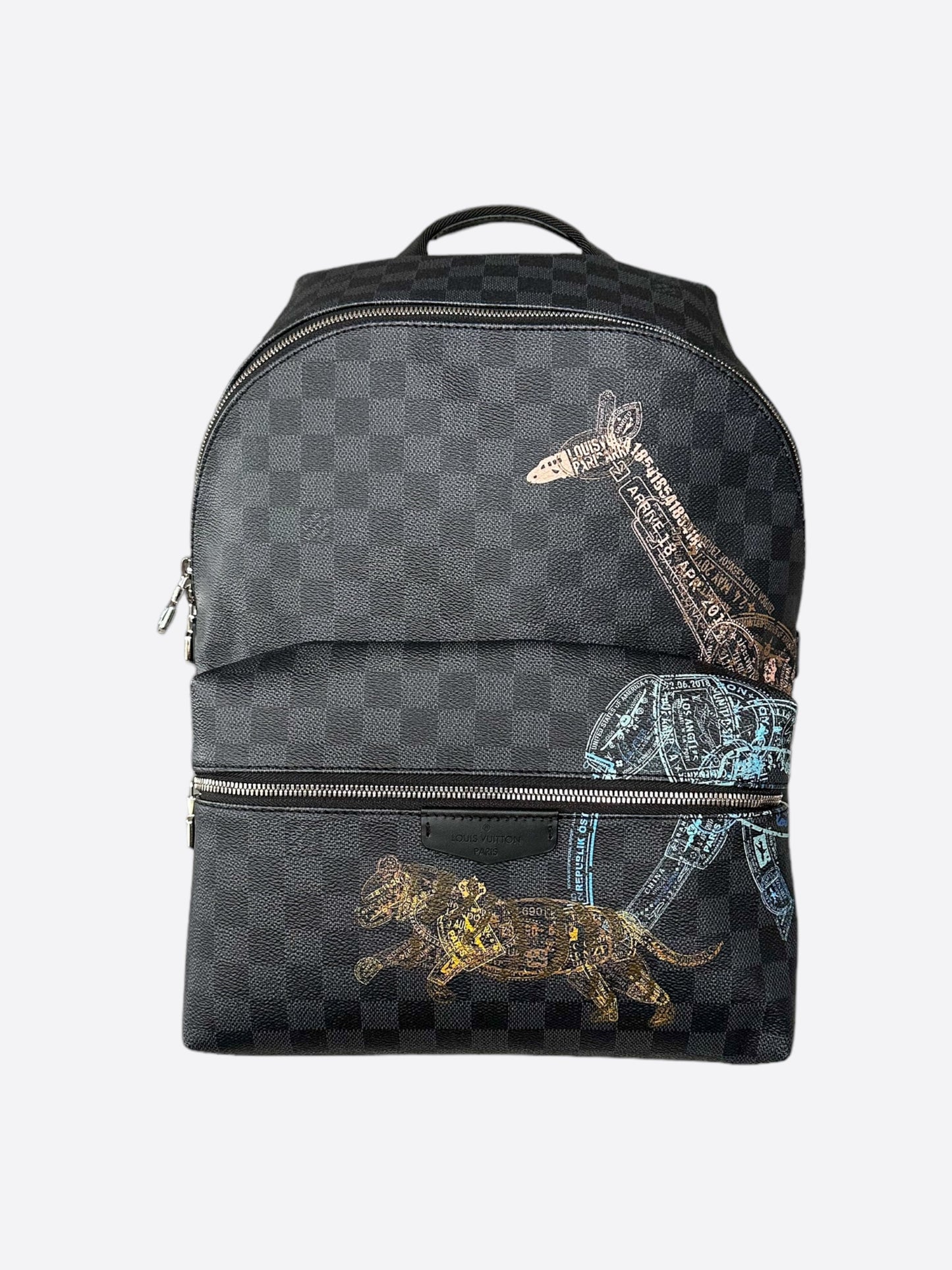 Louis Vuitton Damier Graphite Stamps Discovery Backpack – Savonches Louis Vuitton Damier Graphite Stamps Discovery Backpack – Savonches