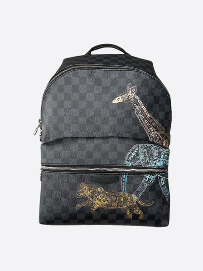 Louis Vuitton Damier Graphite Stamps Discovery Backpack