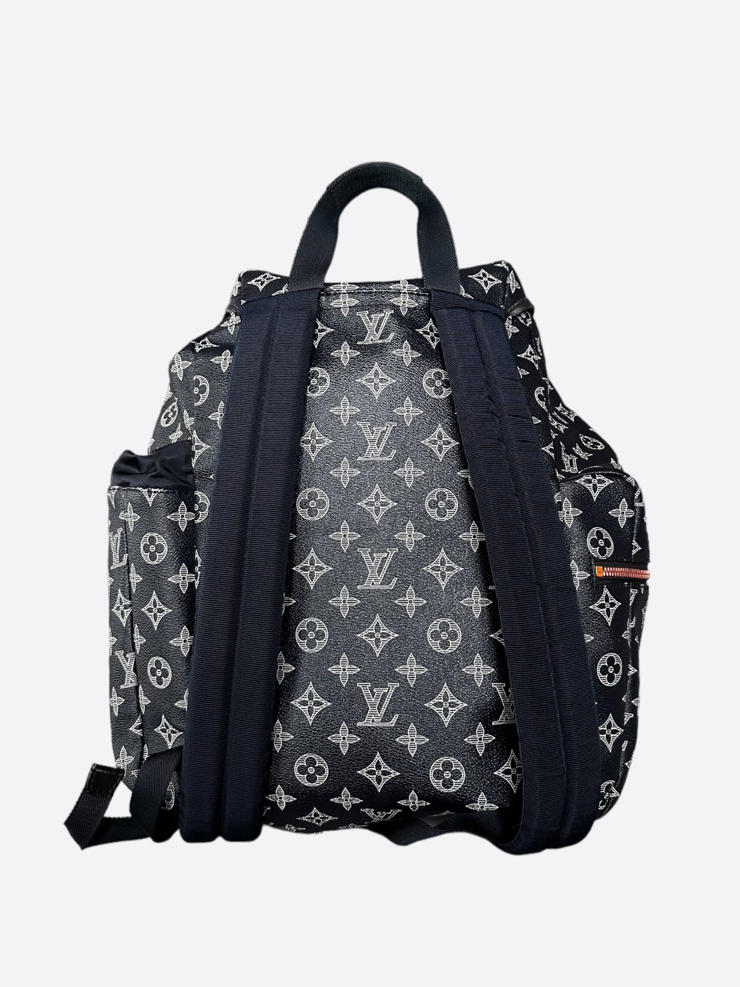 Louis Vuitton Navy & White Monogram Discovery Backpack