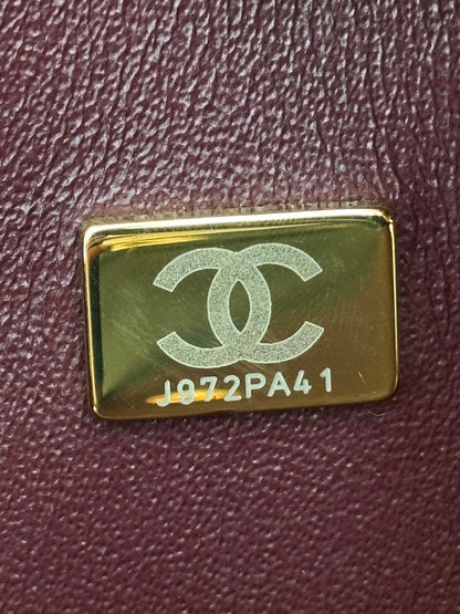 Chanel Black Caviar Quilted Jumbo Flap Bag