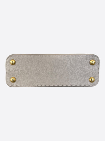 Louis Vuitton Beige Capucines PM