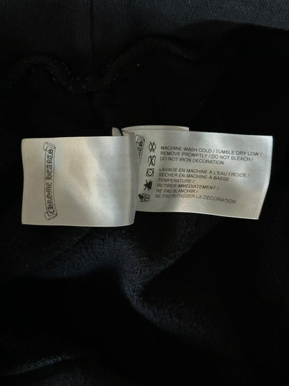Chrome Hearts Black & White Horseshoe Logo Hoodie