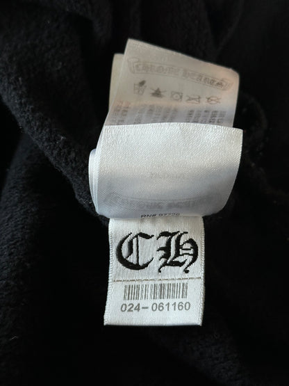 Chrome Hearts Black & White Horseshoe Logo Hoodie