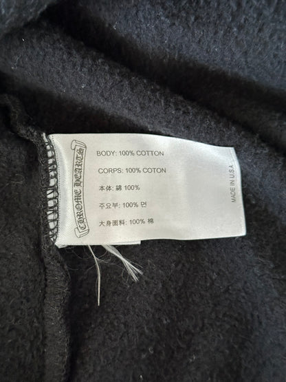 Chrome Hearts Black & White Osaka Horseshoe Logo Hoodie