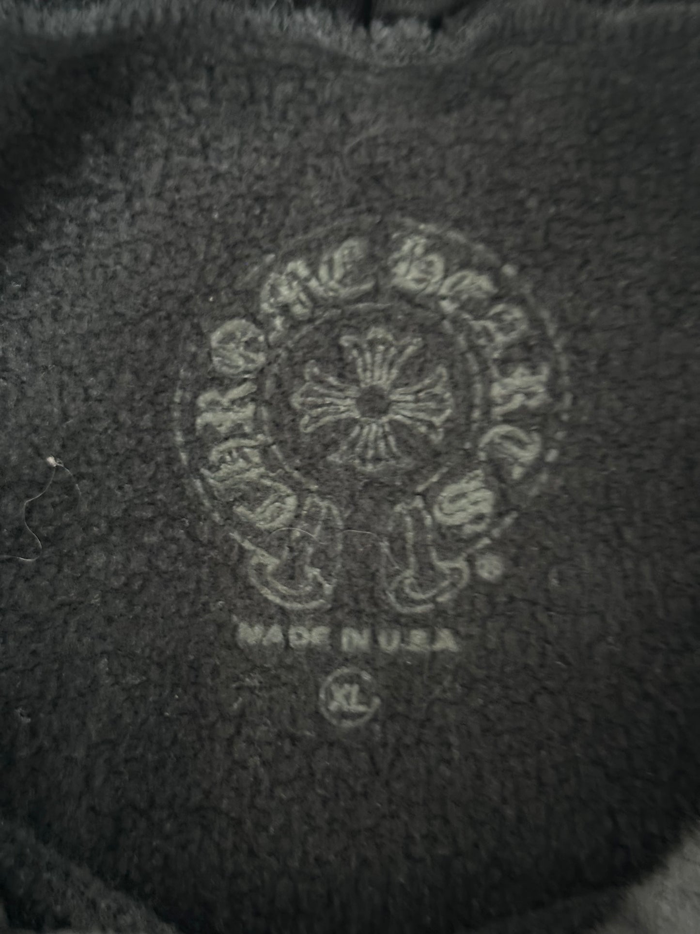 Chrome Hearts Black & White Las Vegas Horseshoe Logo Hoodie