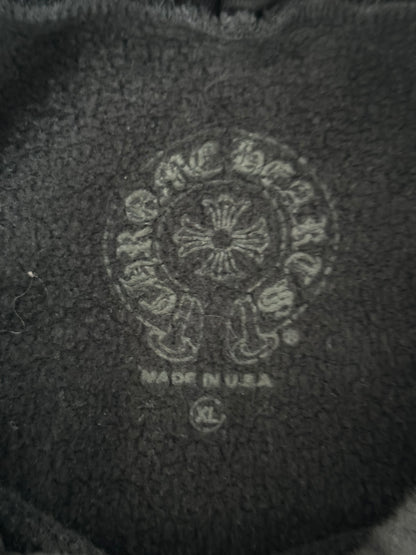 Chrome Hearts Black & White Las Vegas Horseshoe Logo Hoodie