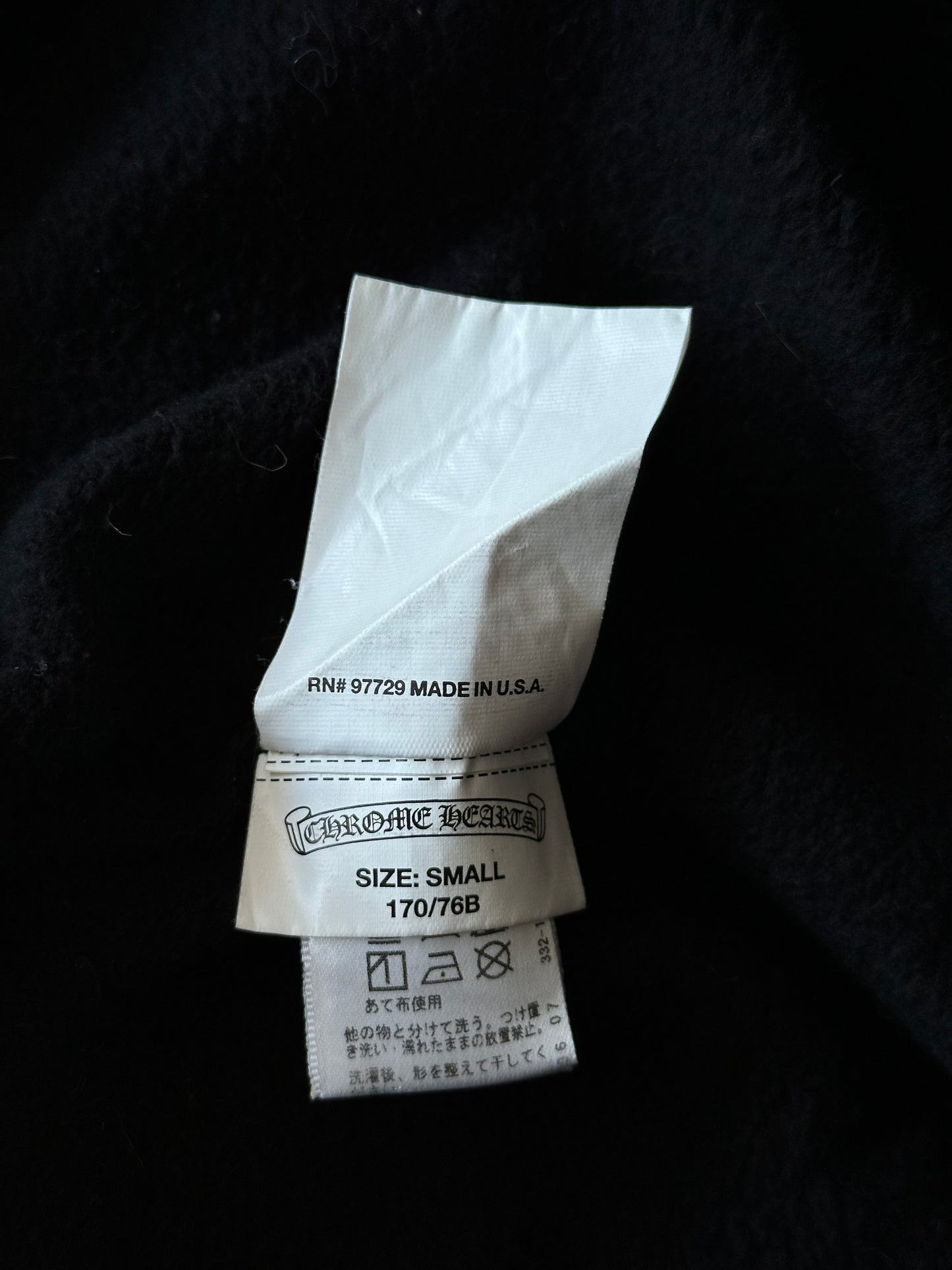 Chrome Hearts Black & Red Cemetery Horseshoe Logo Sweatpants