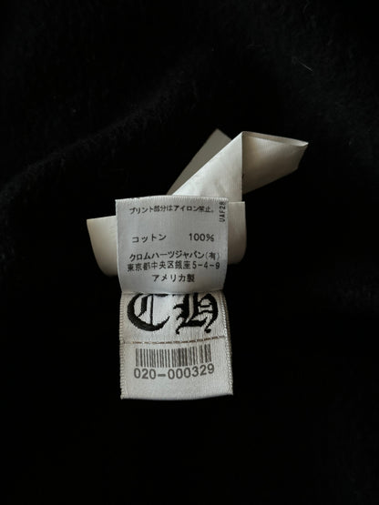 Chrome Hearts Black & Red Cemetery Horseshoe Logo Sweatpants