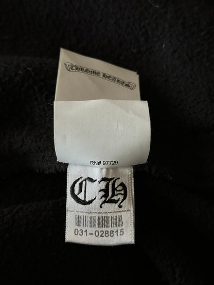 Chrome Hearts Black Triple Cross Patch Paper Jam Sweatpants