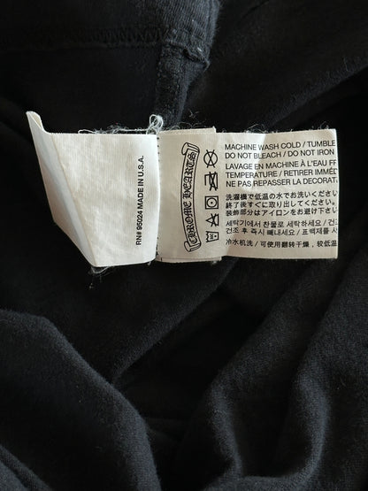 Chrome Hearts Black & Red Cemetery Horseshoe Logo T-Shirt