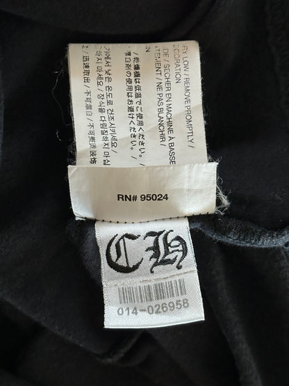 Chrome Hearts Black & Red Cemetery Horseshoe Logo T-Shirt