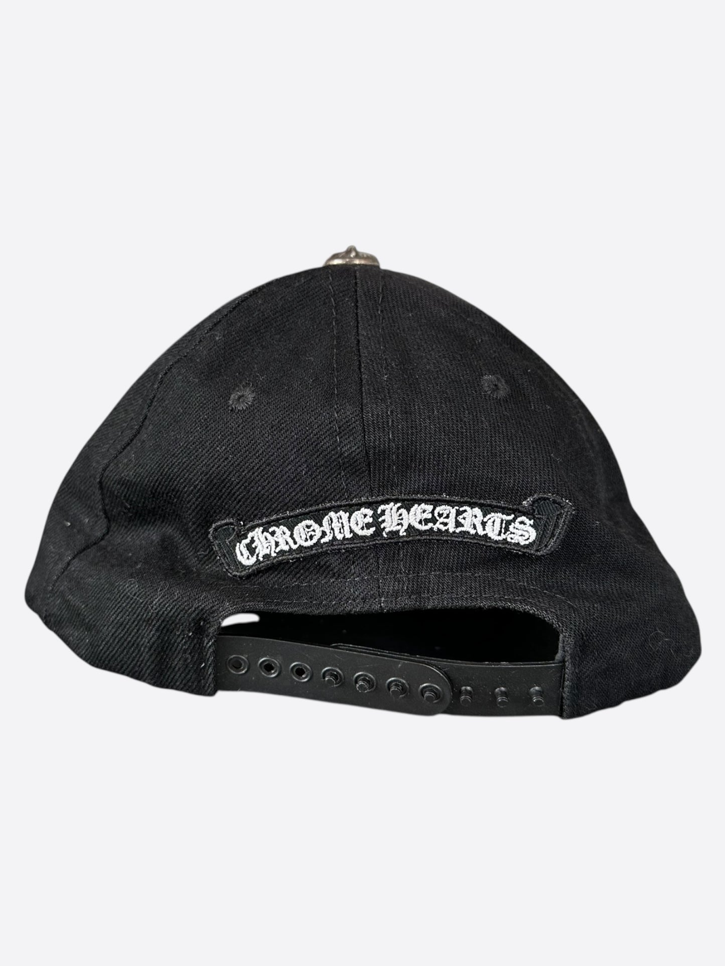 Chrome Hearts Black & White Horseshoe Logo Hat