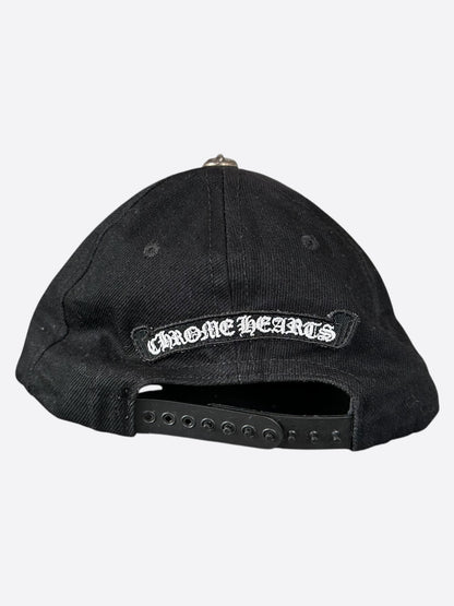 Chrome Hearts Black & White Horseshoe Logo Hat