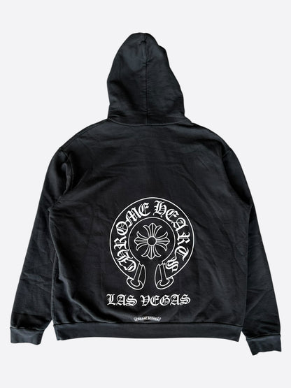 Chrome Hearts Black & White Las Vegas Horseshoe Logo Hoodie
