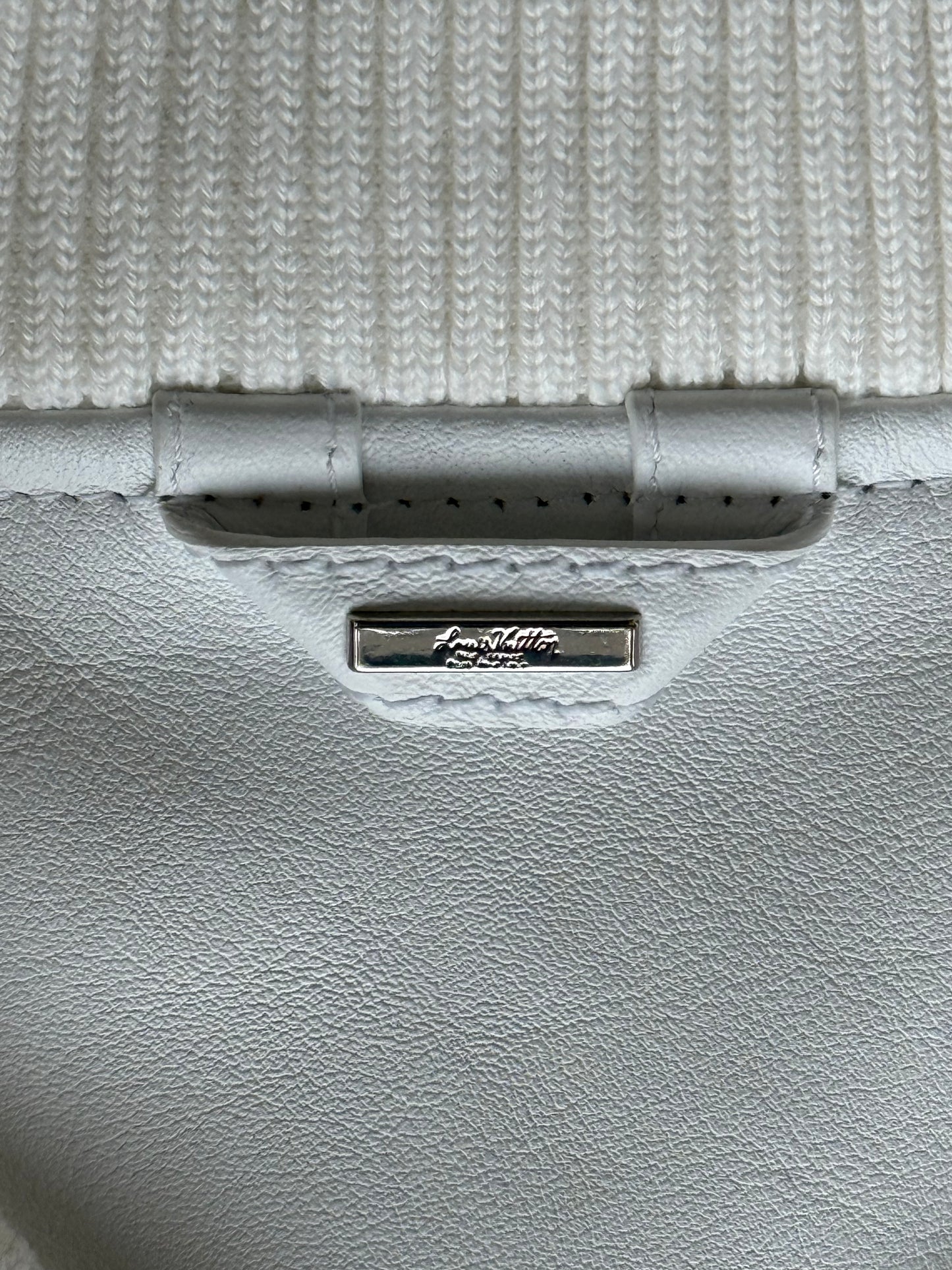 Louis Vuitton White Monogram Reversible Bomber Jacket