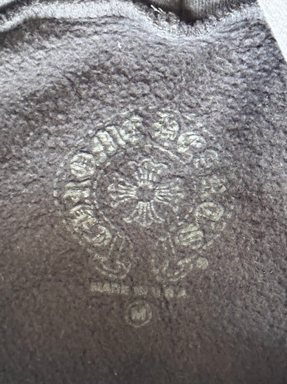Chrome Hearts Black & Purple Dagger Script Logo Hoodie