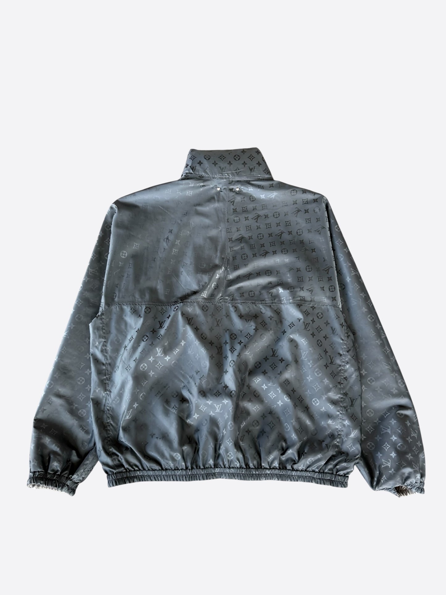 Louis Vuitton Black Monogram Reversible Windbreaker