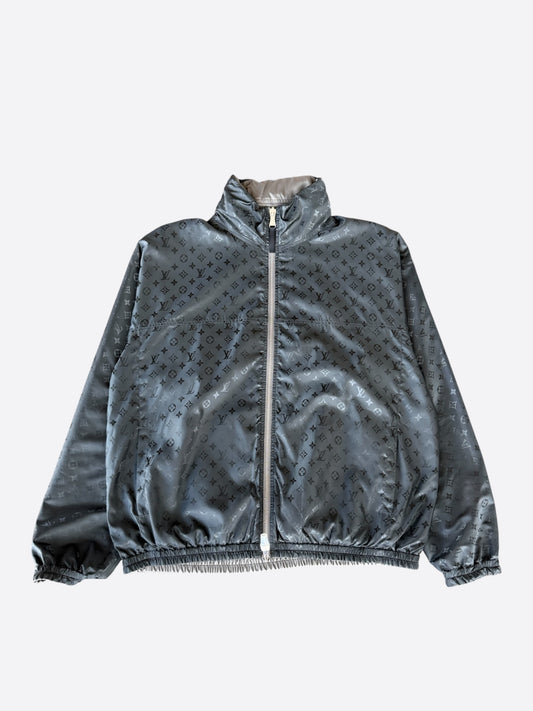 Louis Vuitton Black Monogram Reversible Windbreaker