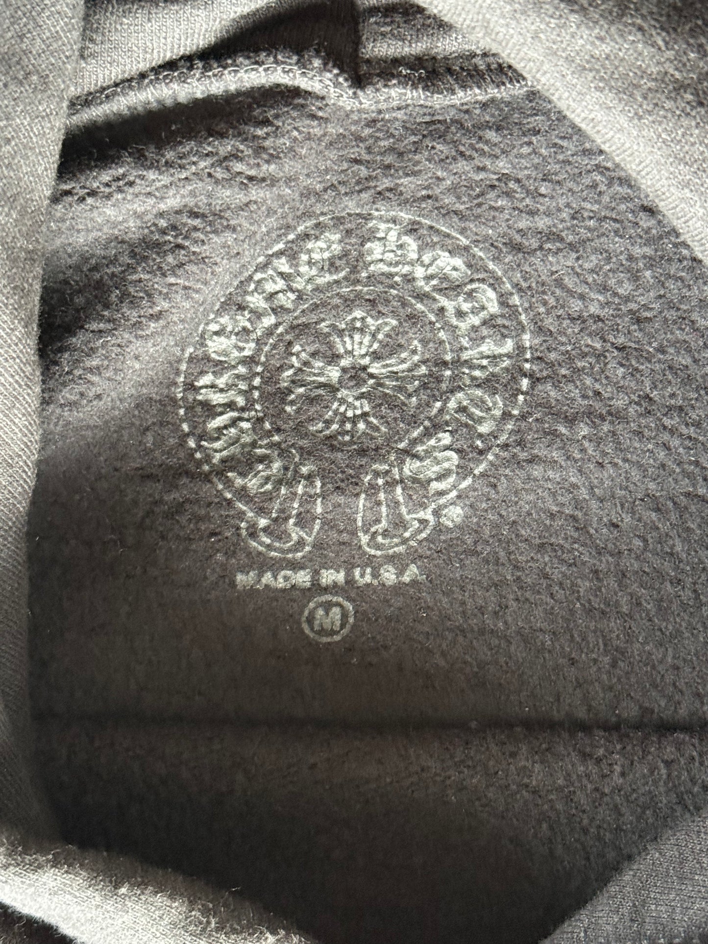 Chrome Hearts Black & Bronze Script Logo Hoodie