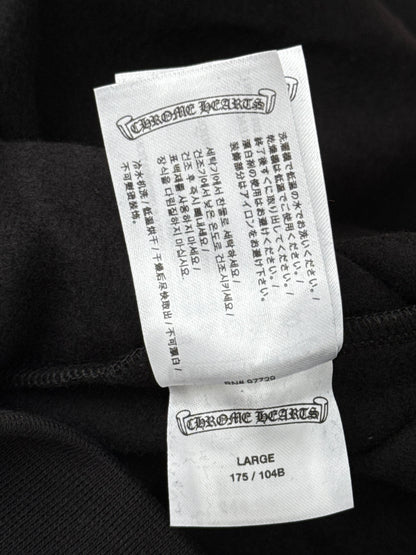 Chrome Hearts Black Floral Logo Hoodie