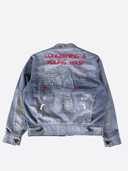 Enfants Riches Deprimes Faded Navy & White Young Wasp Jacket