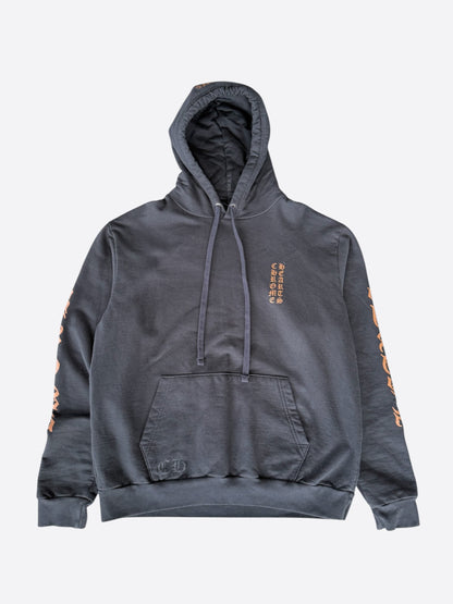 Chrome Hearts Black & Bronze Script Logo Hoodie