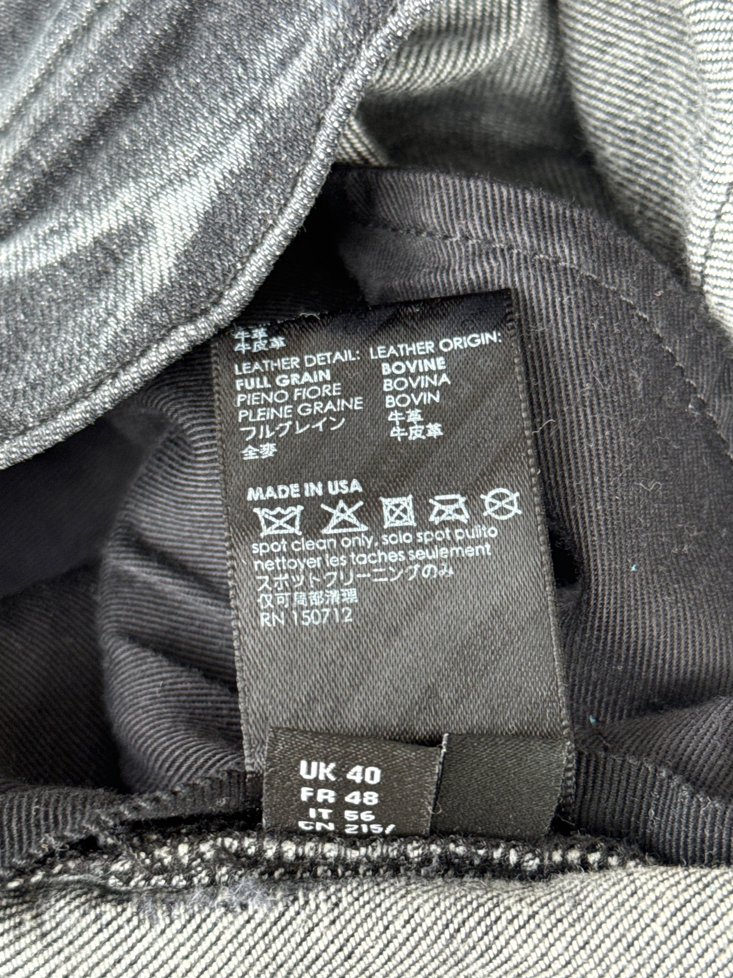 Amiri Storm Grey & Blue Patch MX1 Jeans